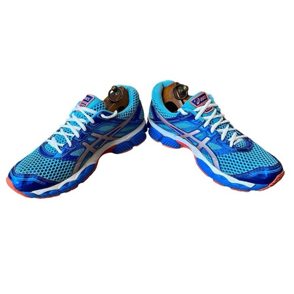 Womens Asics Gel Cumulus 15 T3C5N Blue Running Shoes Sneakers Size 10 - Picture 2 of 8